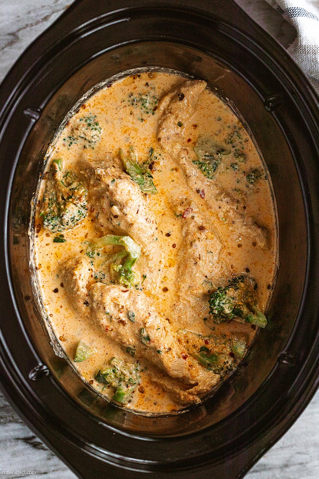 Slow Cooker Chicken Alfredo with Broccoli – Slow Cooker Chicken Recipe ...