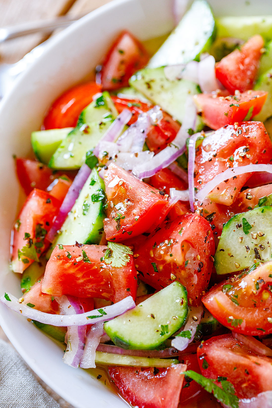 Tomato Cucumber Salad Recipe – Healthy Salad Recipe — Eatwell101
