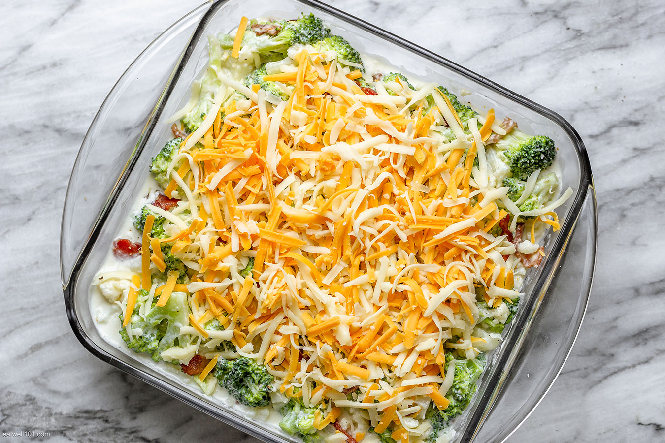 how to make broccoli cauliflower casserole - #recipe by #eatwell101®