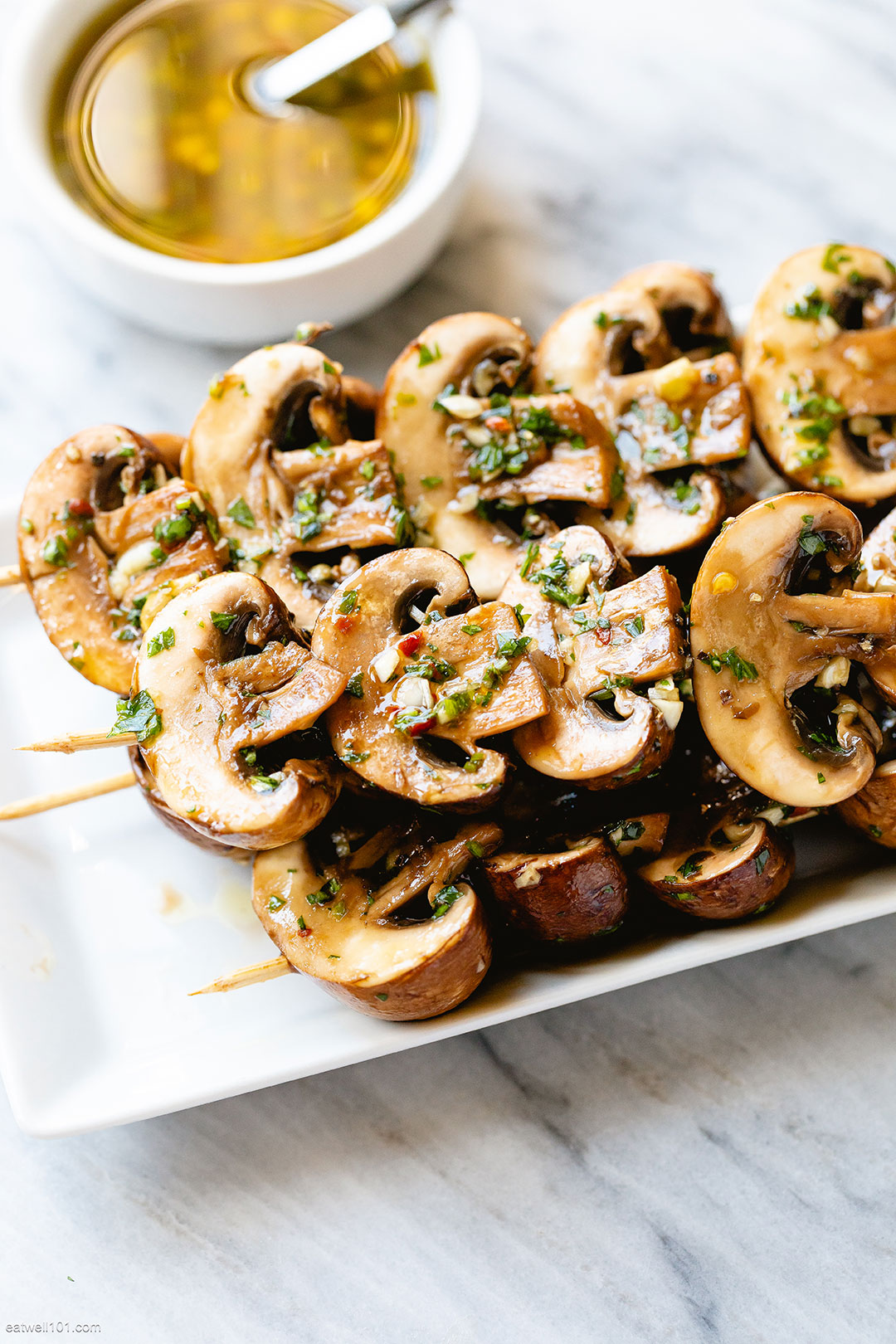 Grilled Mushroom Skewers Recipe – How to Grill Mushrooms — Eatwell101