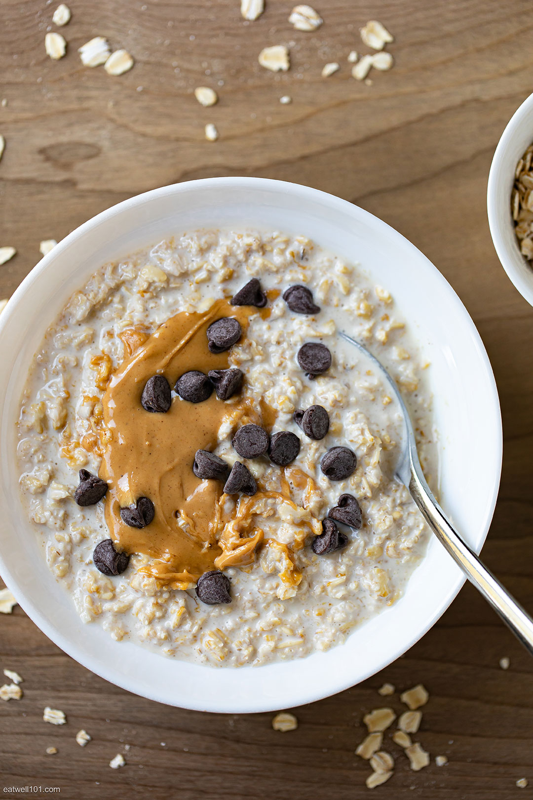 Nut Butter Jar Overnight Oats - MegUnprocessed