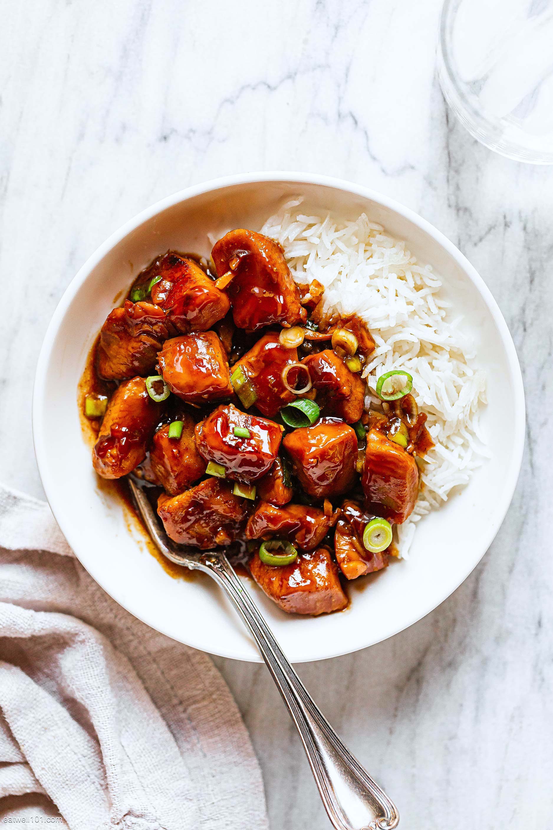 The BEST Instant Pot Teriyaki Chicken Bowls Recipe