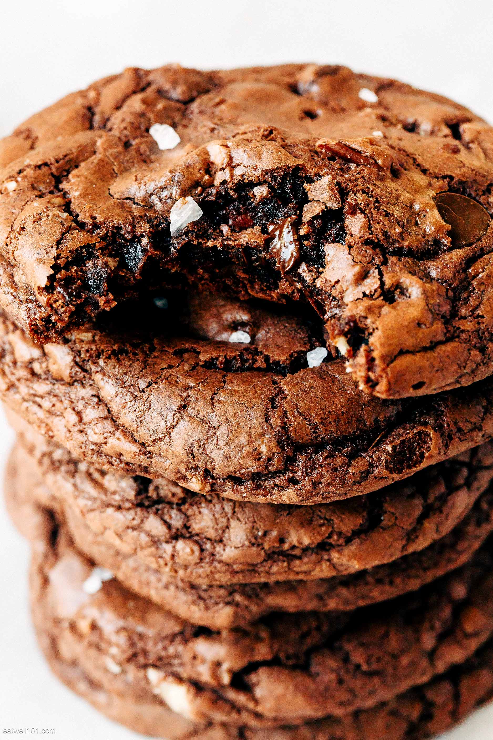 Fudgy Chocolate Brownie Cookies Recipe – How to Make Chocolate Brownie ...