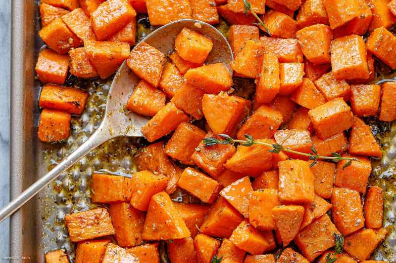 Roasted Sweet Potatoes Recipe – Learn how to bake sweet potatoes ...