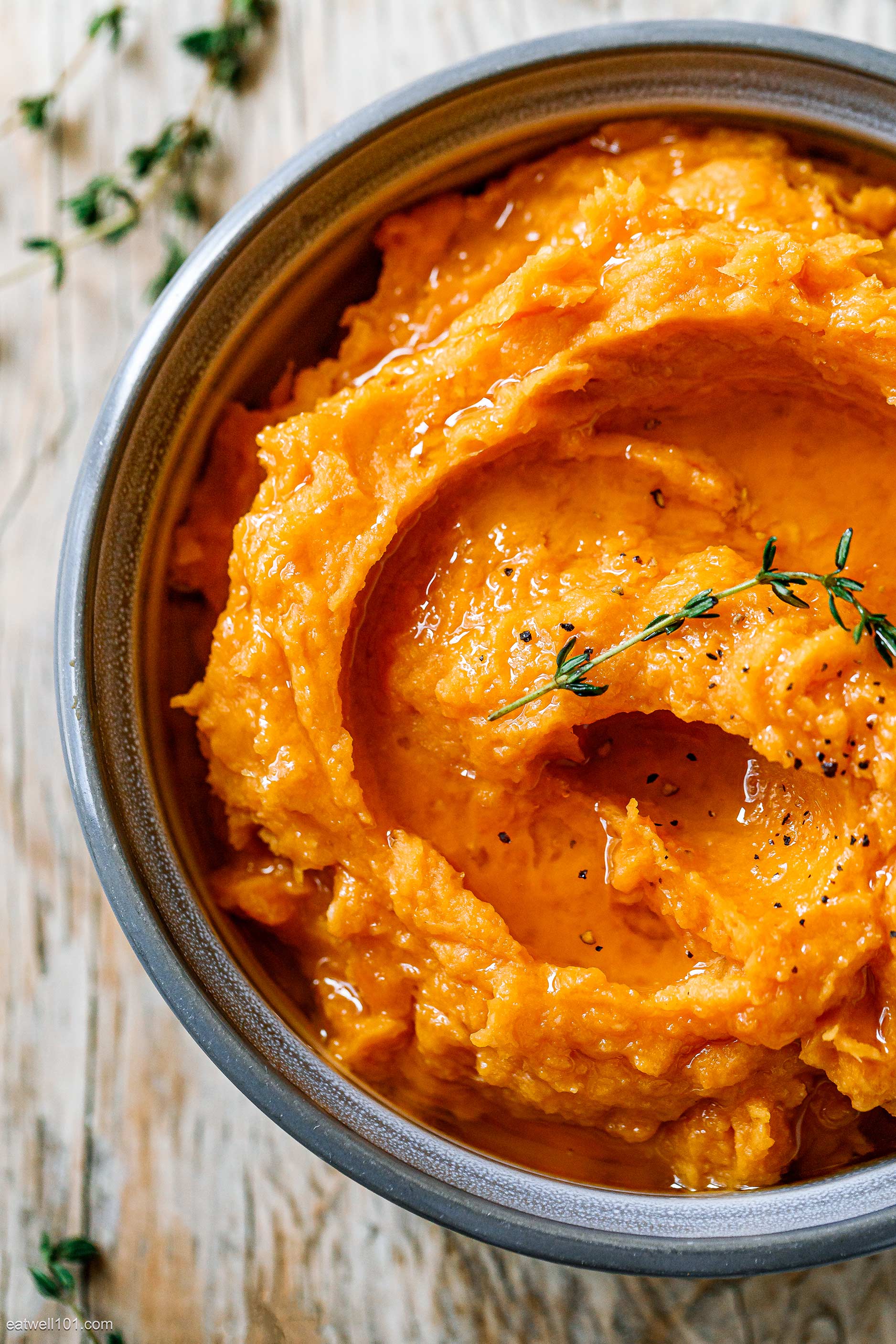 The Best Mashed Sweet Potatoes - Just a Taste