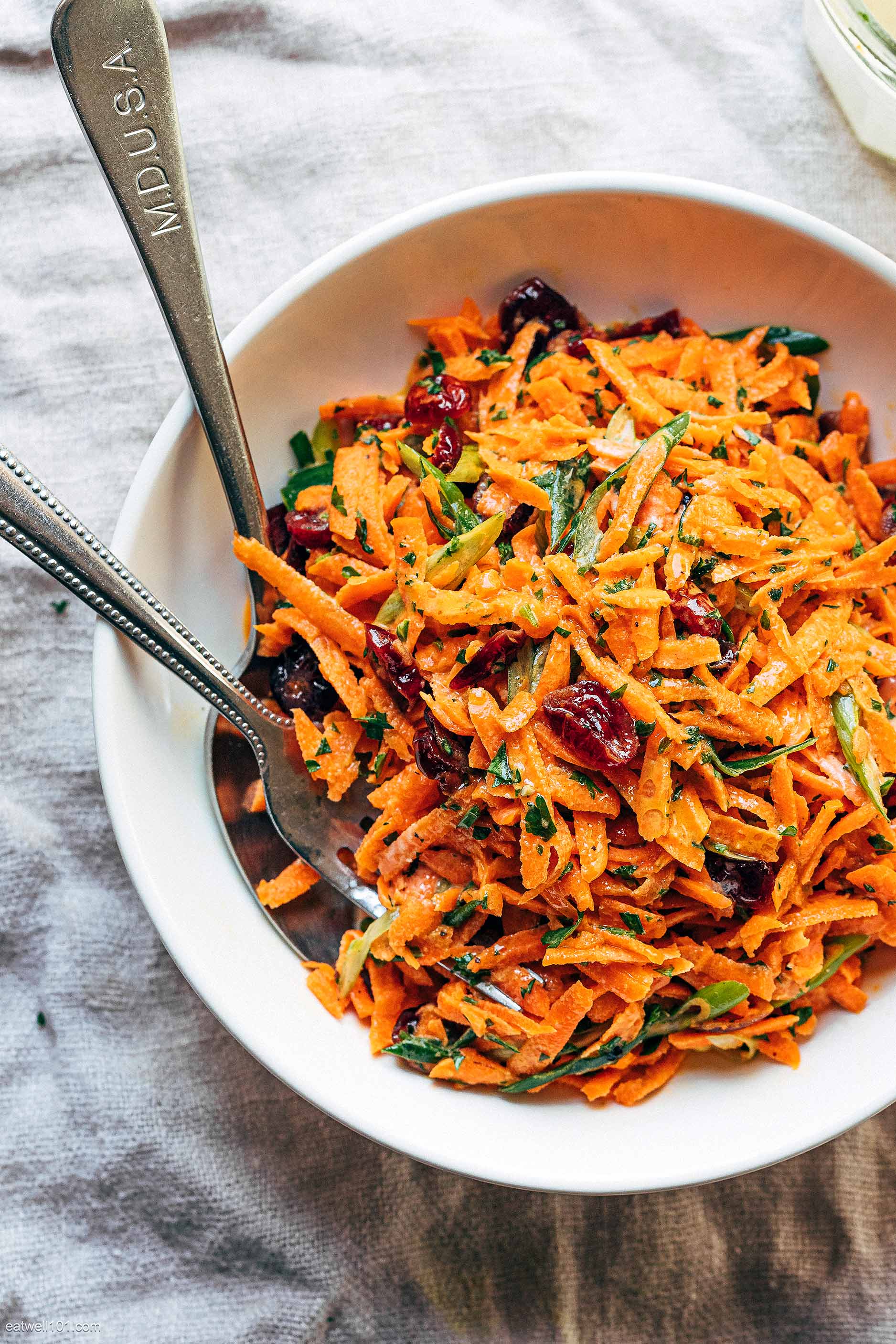 Shredded Carrot Salad - Simply Home Cooked