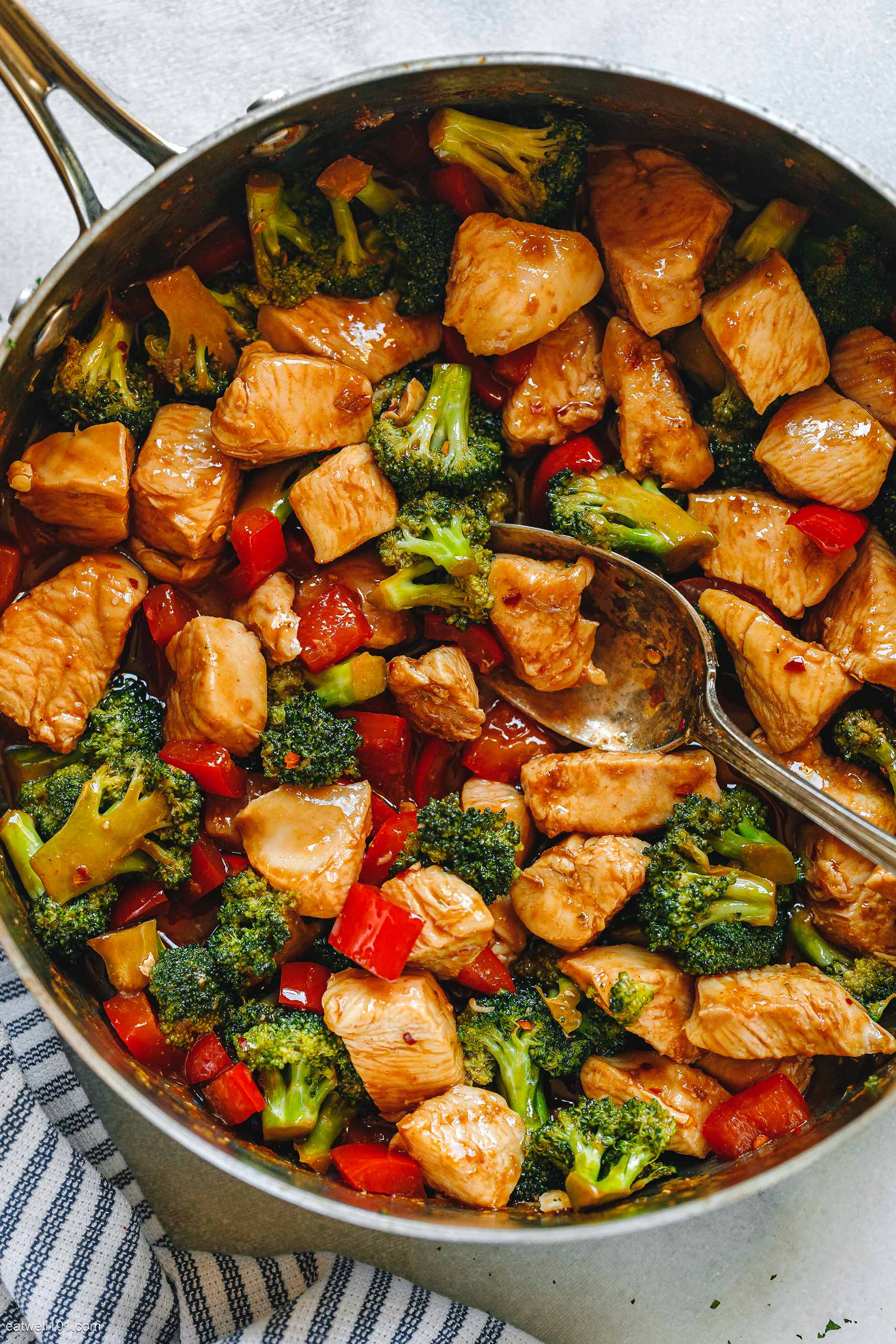 Chicken Stir-Fry Recipe with Broccoli and Bell Pepper – Easy Chicken ...