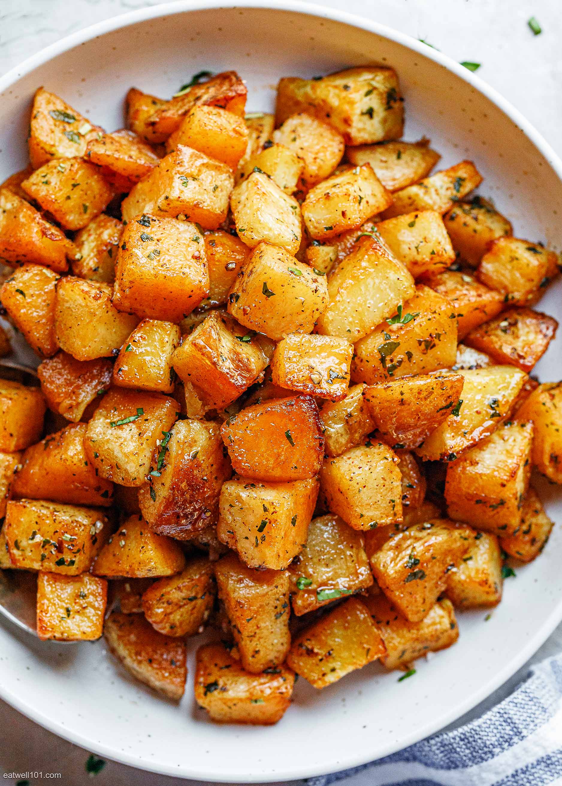 Oven Roasted Potatoes –