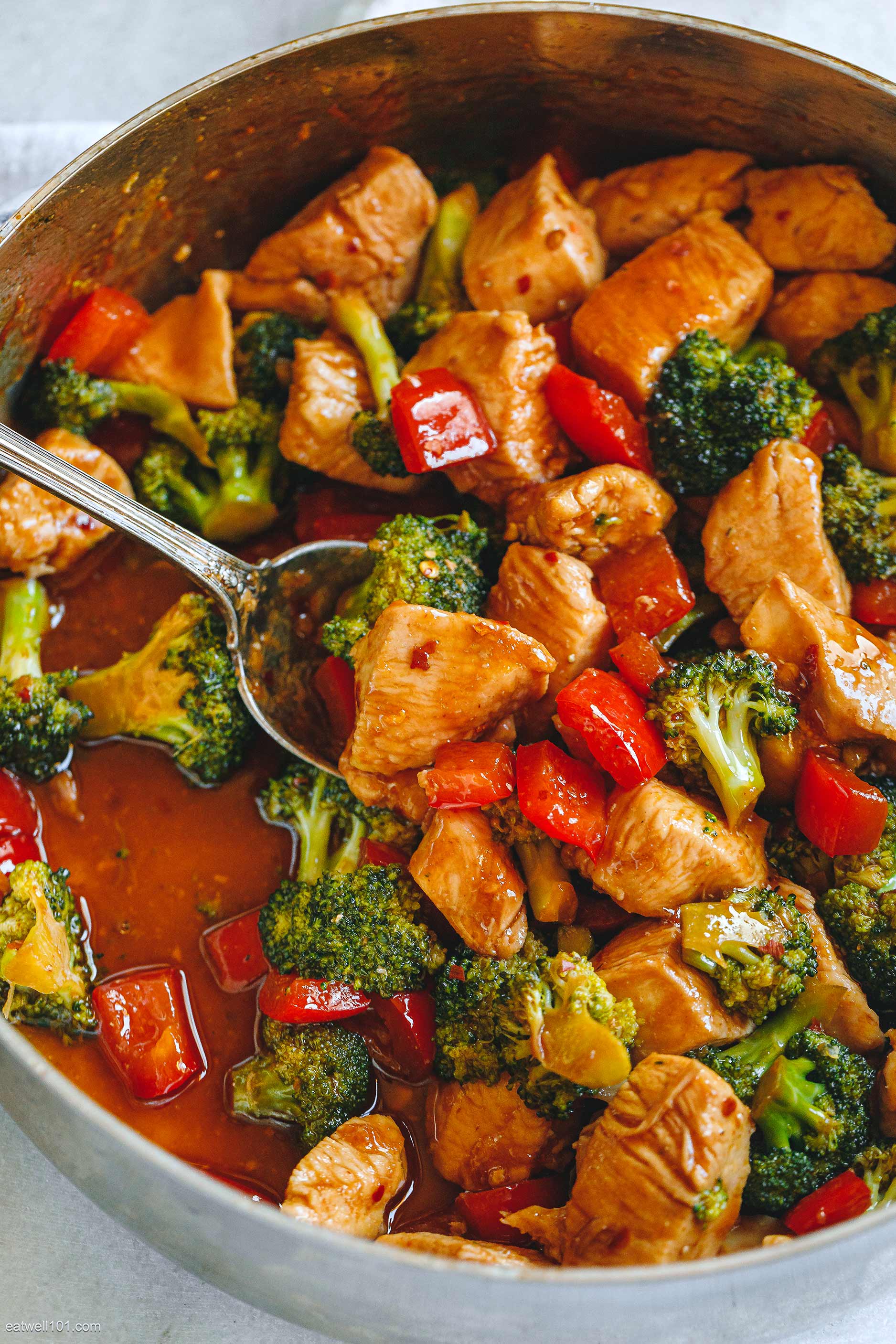 Chicken Stir-Fry Recipe with Broccoli and Bell Pepper – Easy Chicken ...