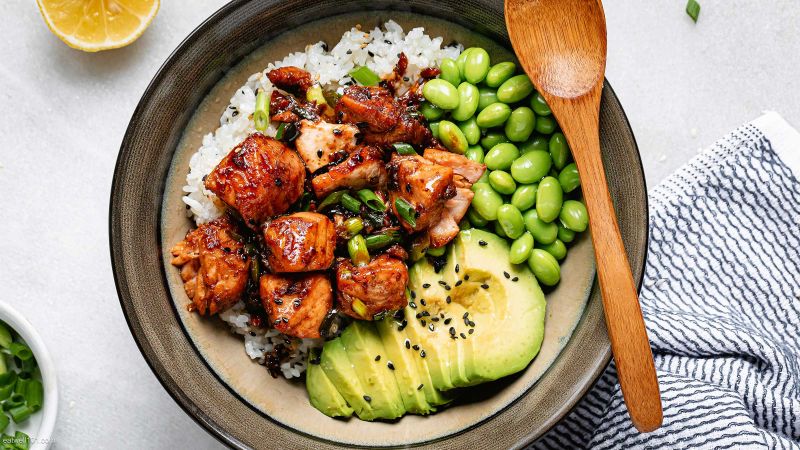 Air Fryer Sushi Bowl - Fork To Spoon