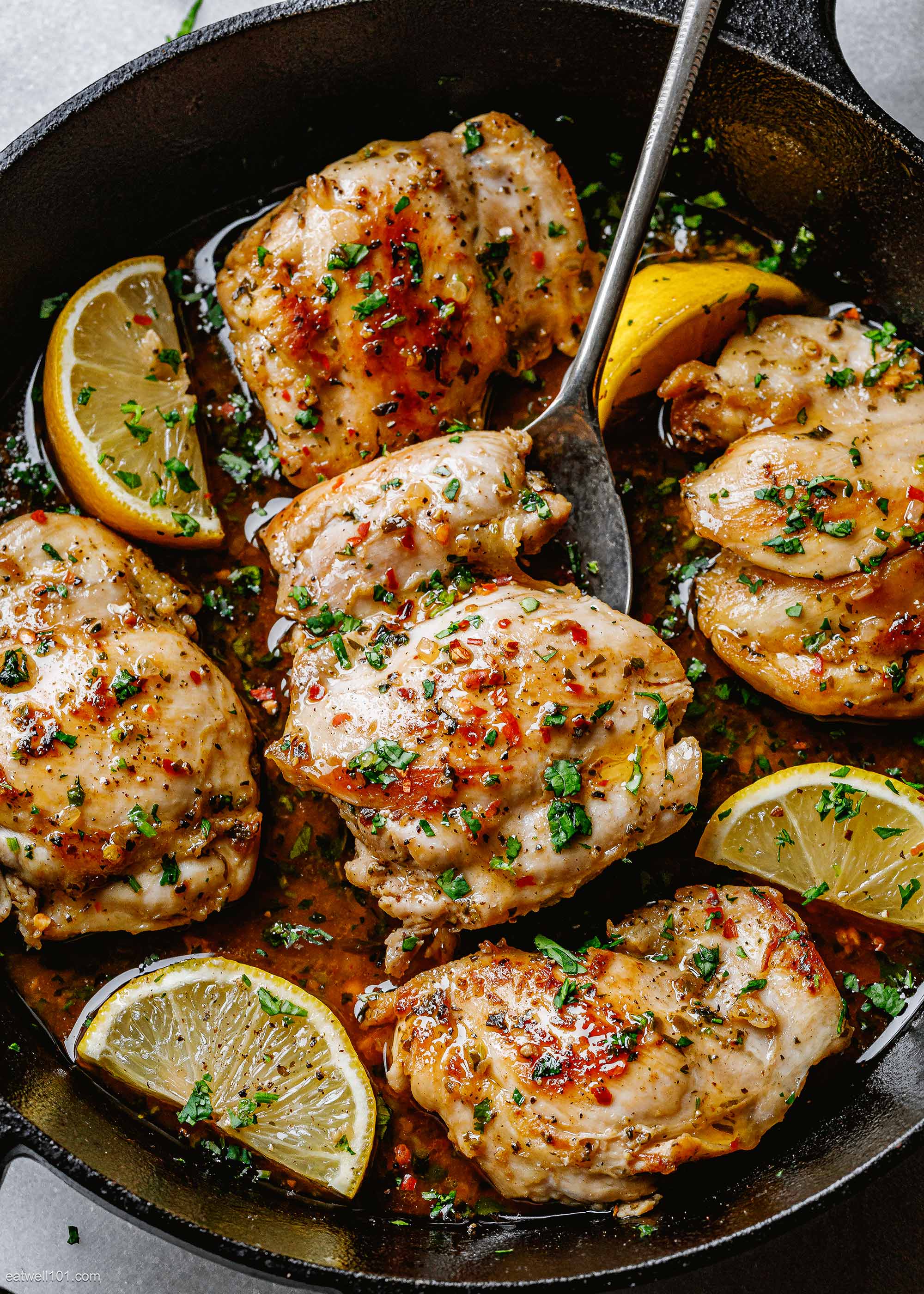 Baked Garlic Lemon Chicken Thighs Recipe – Baked Chicken Recipe