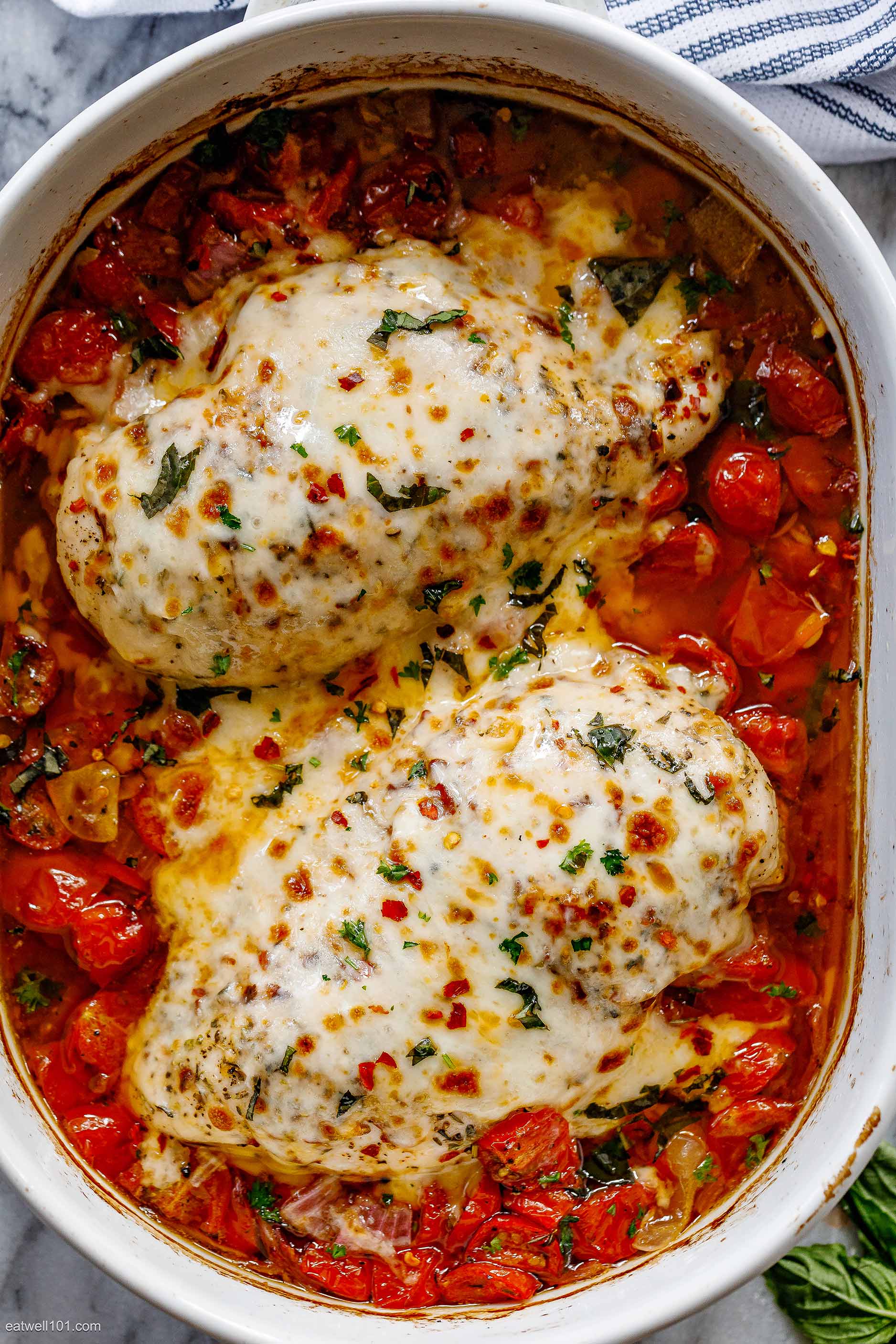Mozzarella Baked Chicken Breasts Recipe – Baked Chicken Recipe — Eatwell101