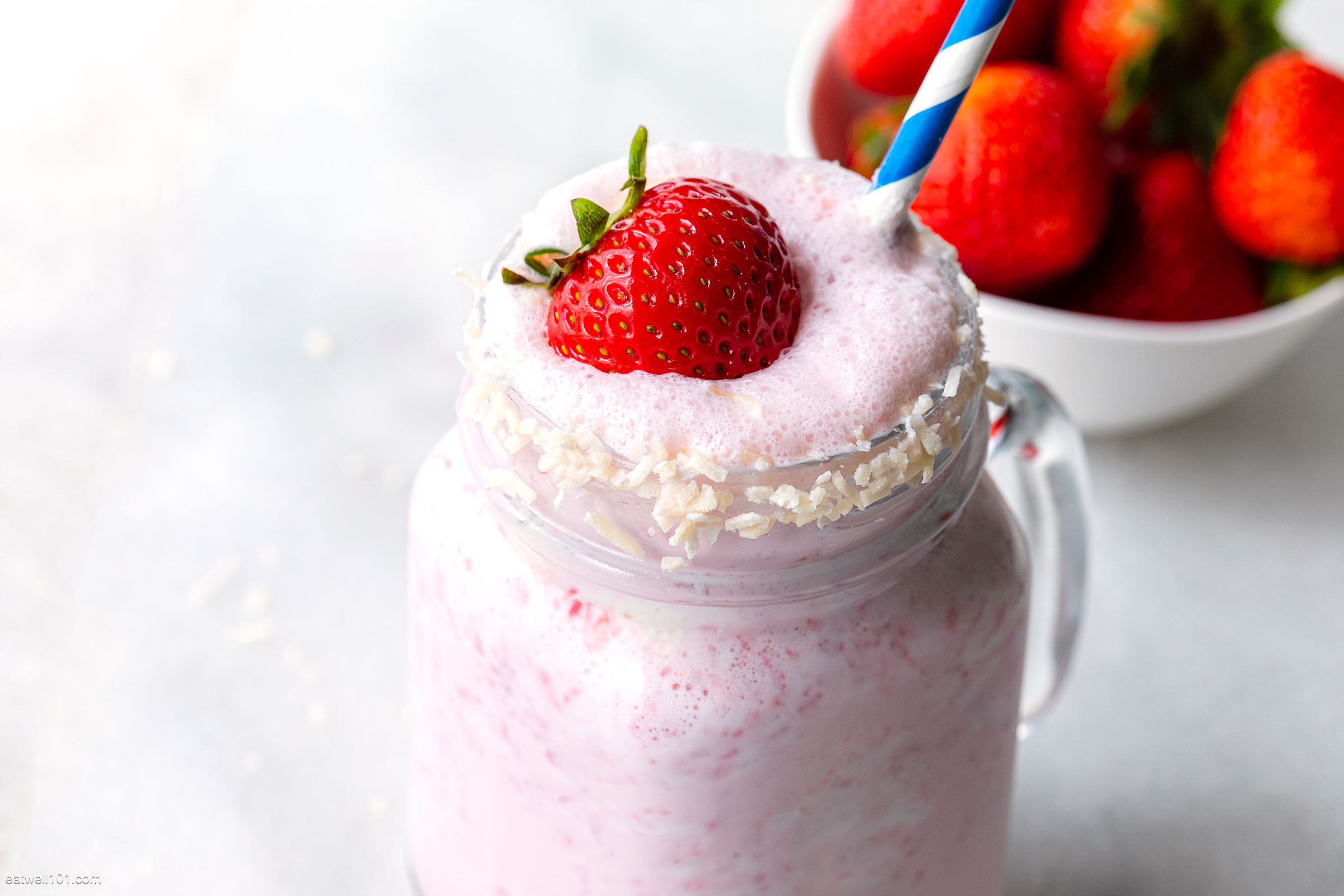 Easy Strawberry Milkshake - Food with Feeling