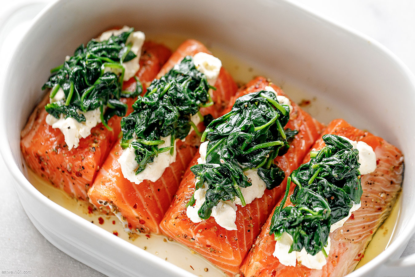 Spinach Salmon Casserole Recipe with Cream Cheese and ...