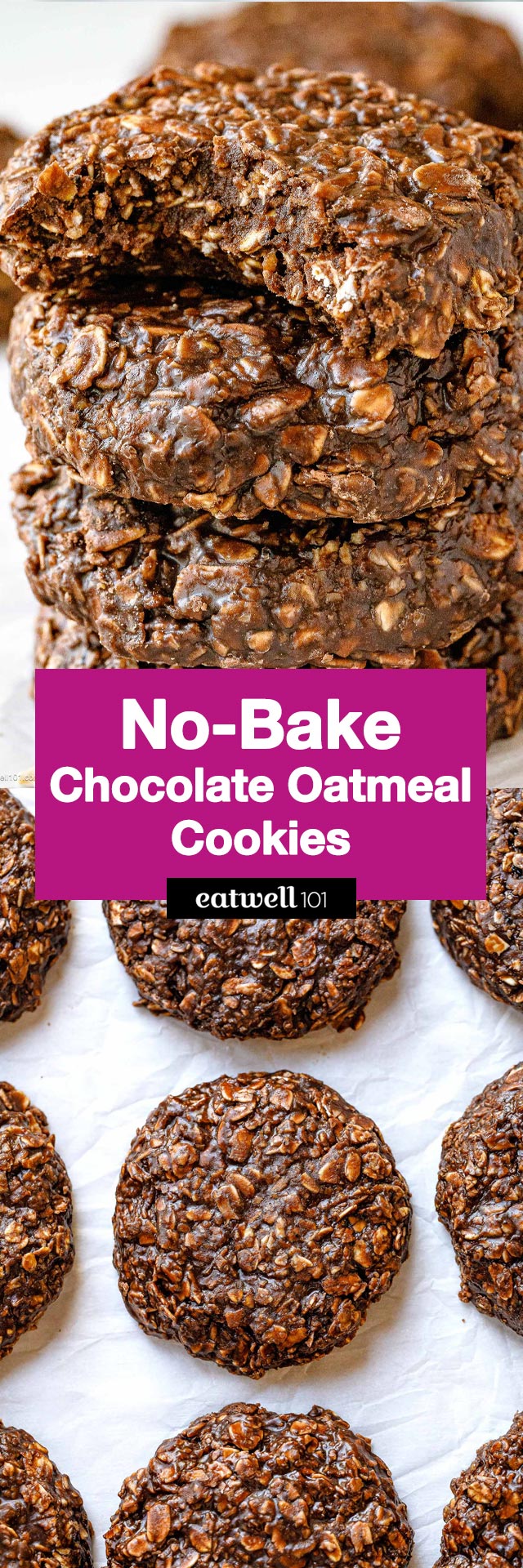 No-Bake Cookie Recipe - #no-bake #cookies #recipe #eatwell101 -  Nothing beats these easy no-bake cookies for a quick and tasty treat!