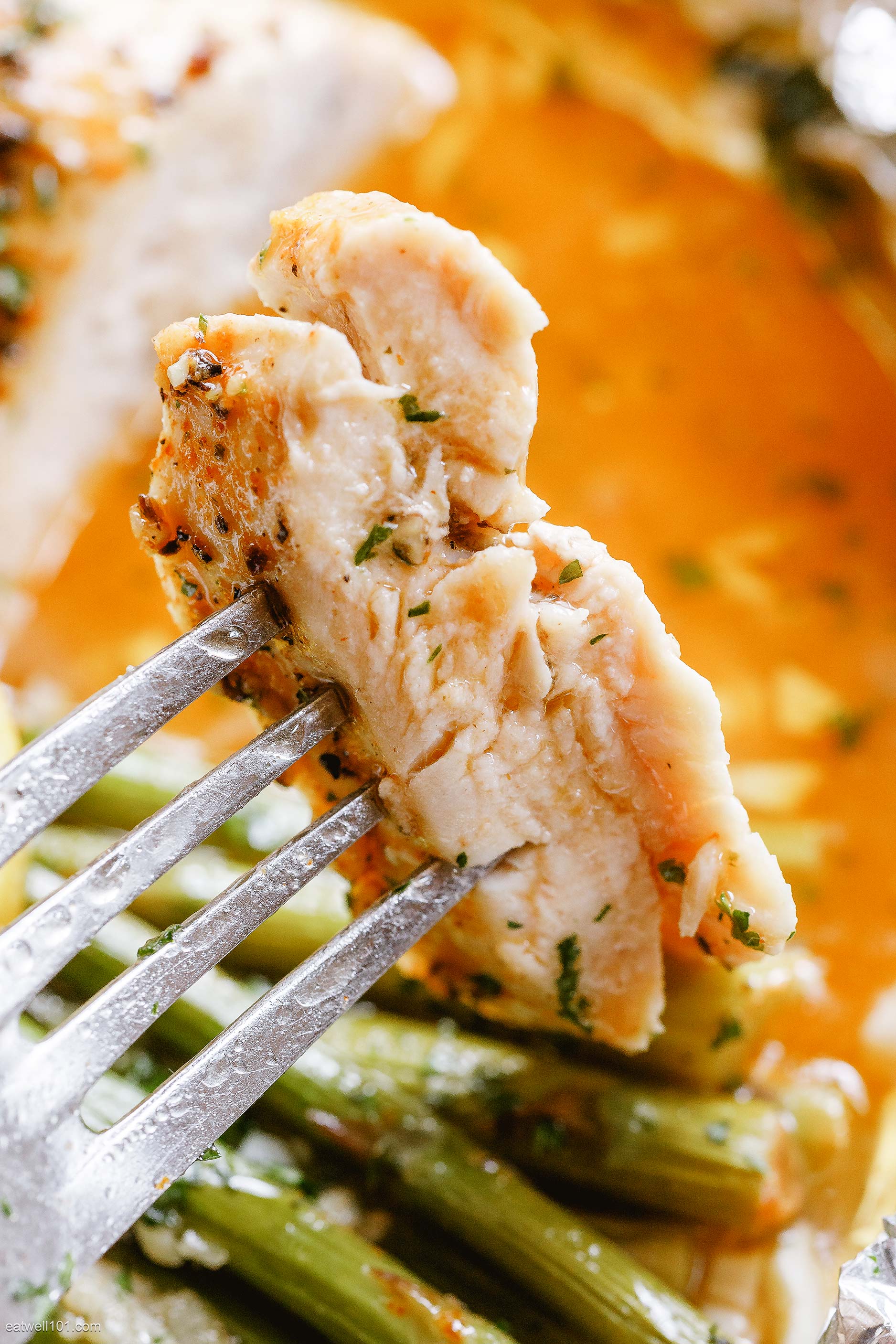  pollo al horno al horno en papel de aluminio Receta - # receta de #eatwell101 ® 