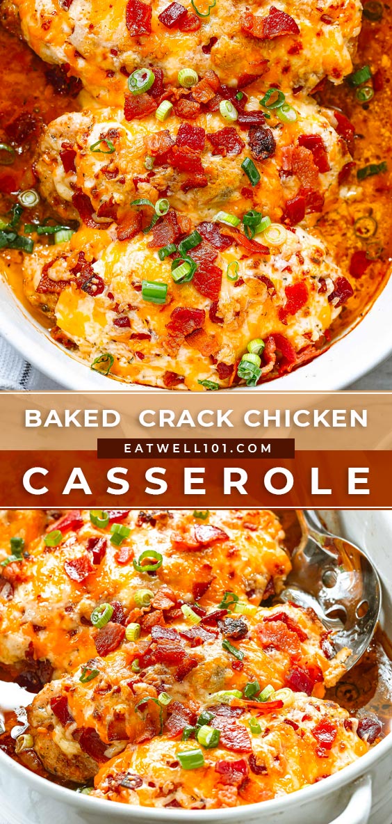 Baked Crack Chicken Casserole Recipe – Baked Chicken Casserole — Eatwell101