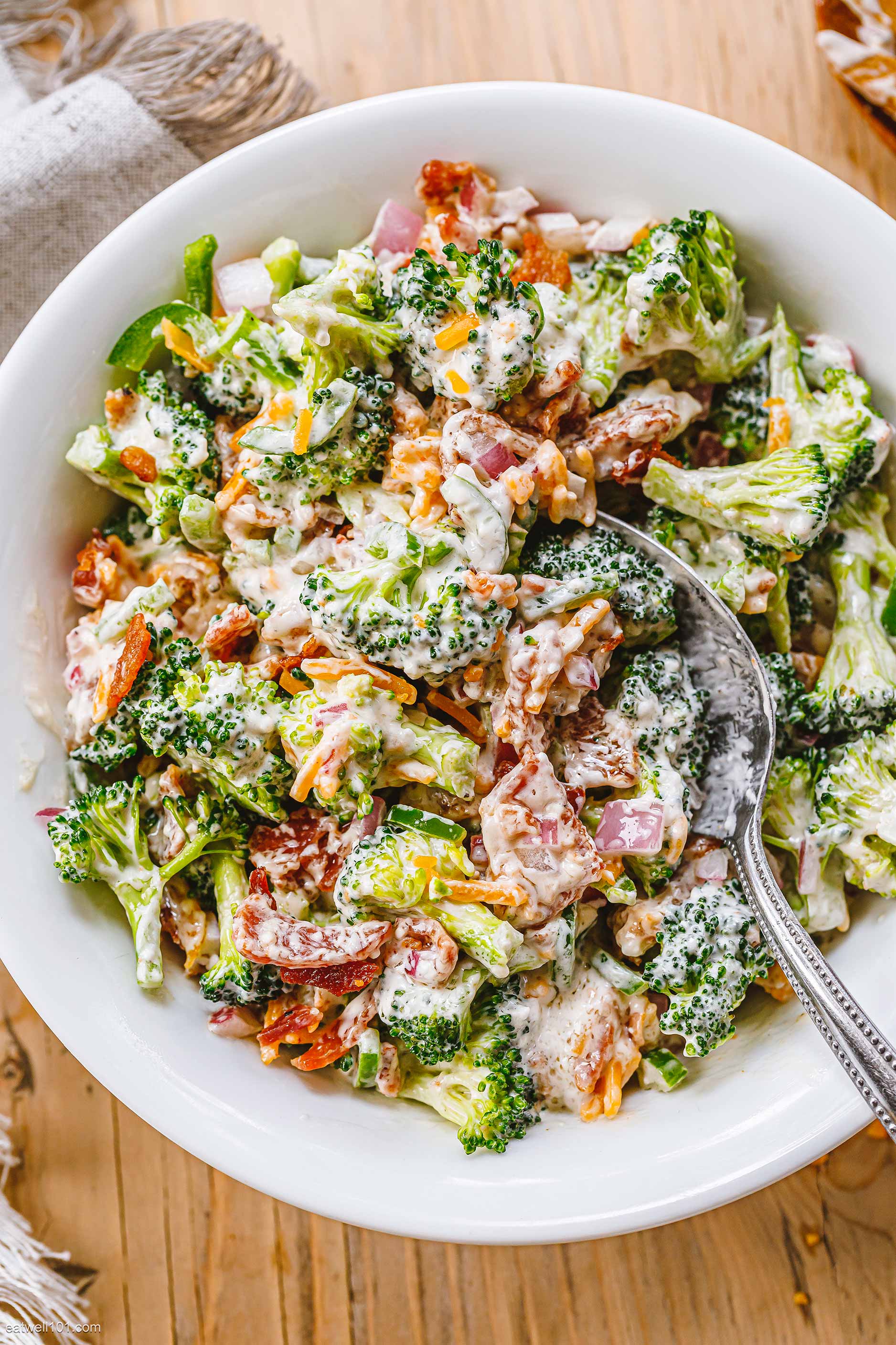 Broccoli Meal Prep Salad Recipe – Broccoli Salad Recipe — Eatwell101
