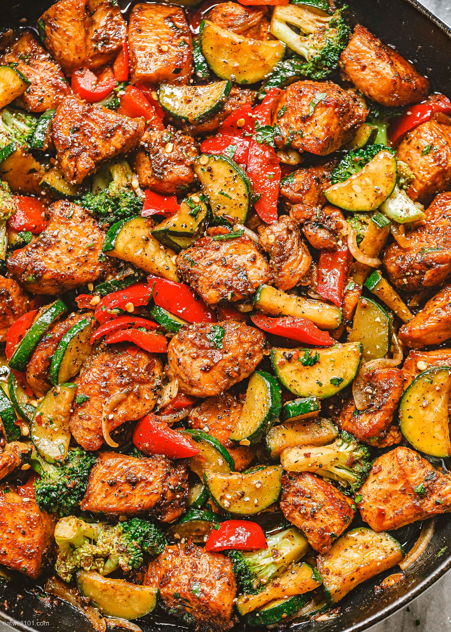 Healthy Chicken With Vegetable Skillet