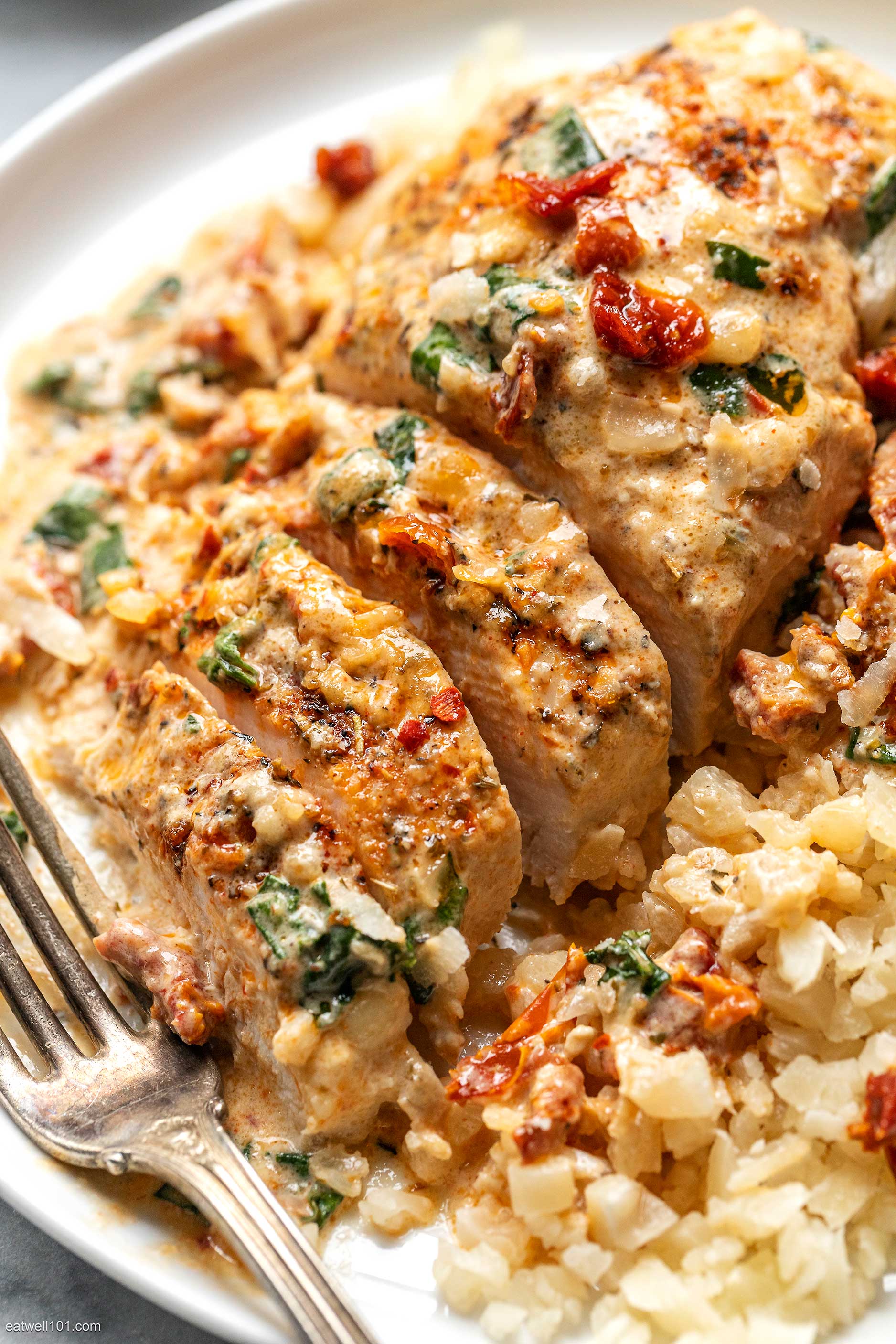 Creamy baked chicken breast best sale