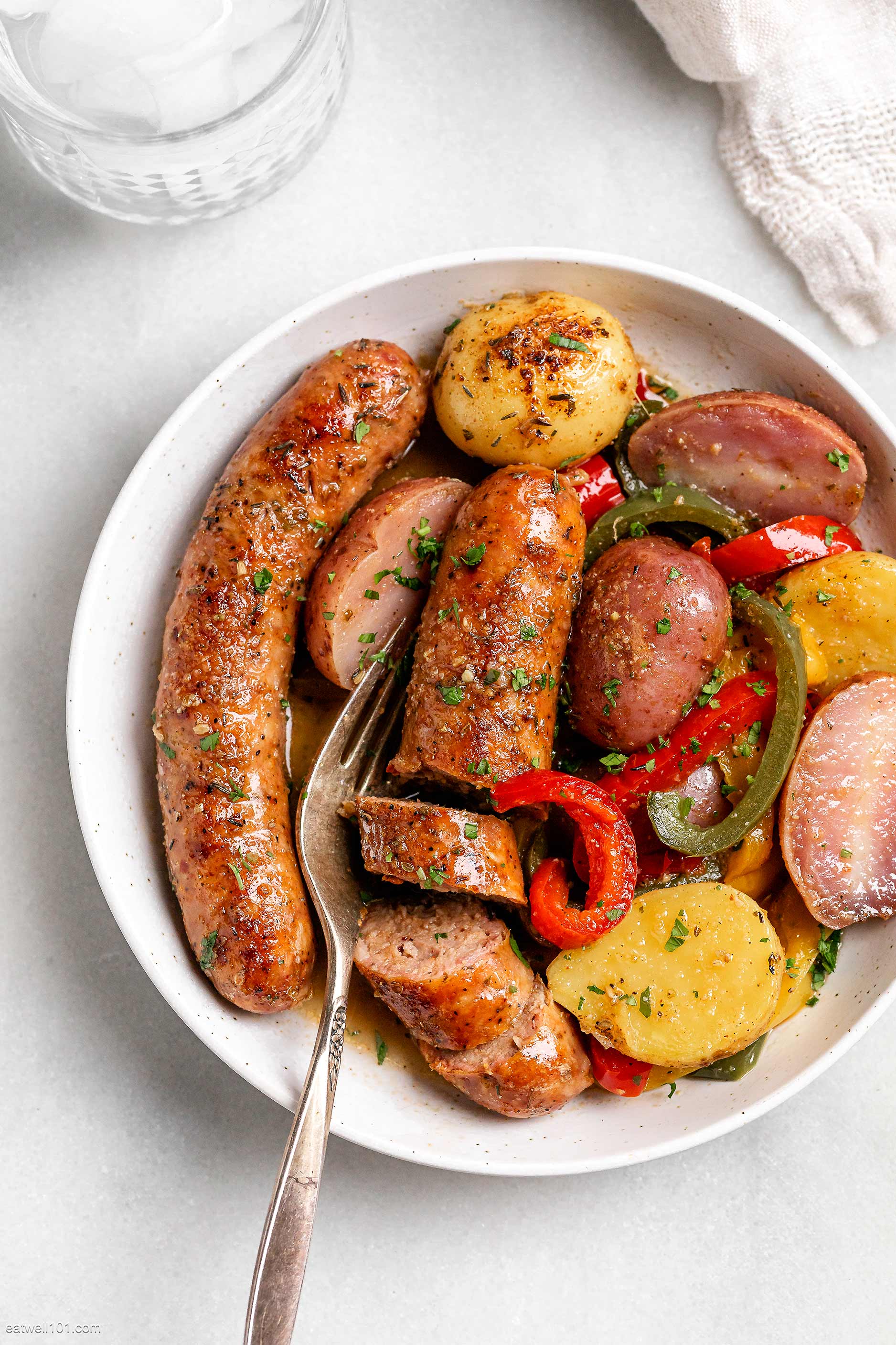 Sheet Pan Sausage and Potatoes - The Healthy Epicurean