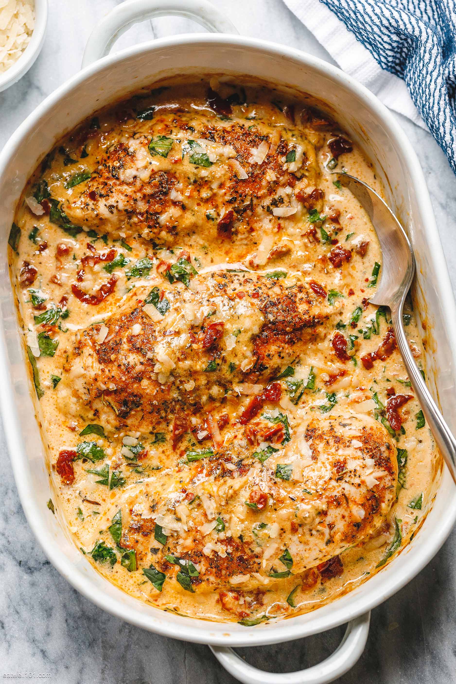 Creamy Baked Chicken Breasts Recipe – How to Bake Chicken Breasts ...