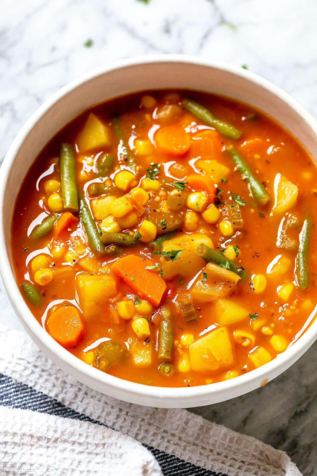 Vegetable Soup Recipe – Homemade Vegetable Soup — Eatwell101