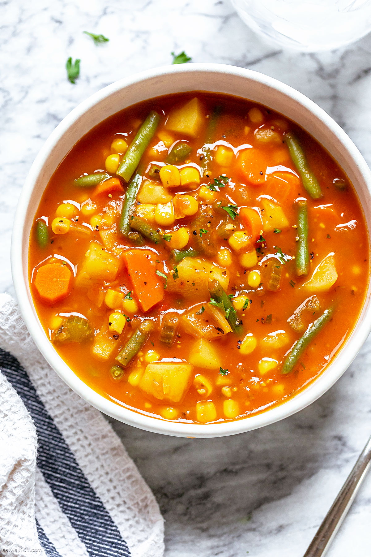 Slow Cooker Vegetable Soup Recipe – Crockpot Vegetable Soup — Eatwell101