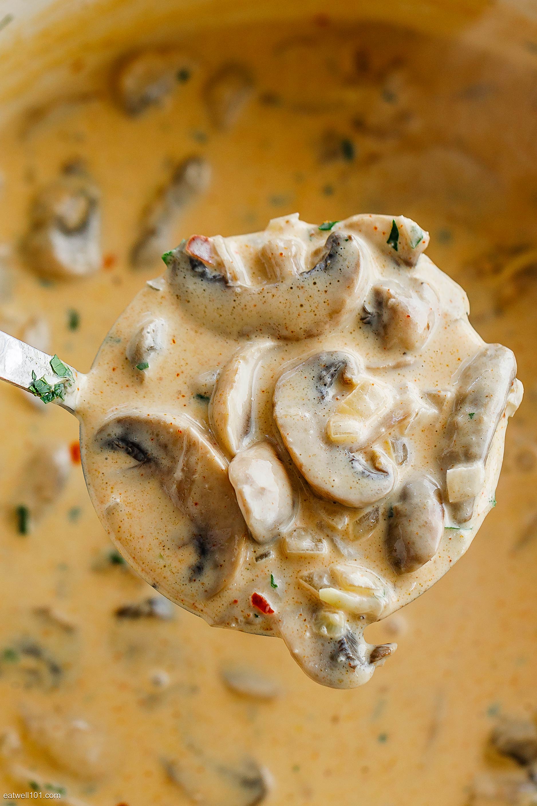 Creamy Mushroom Soup Recipe Cream Of Mushroom Soup Recipe — Eatwell101 