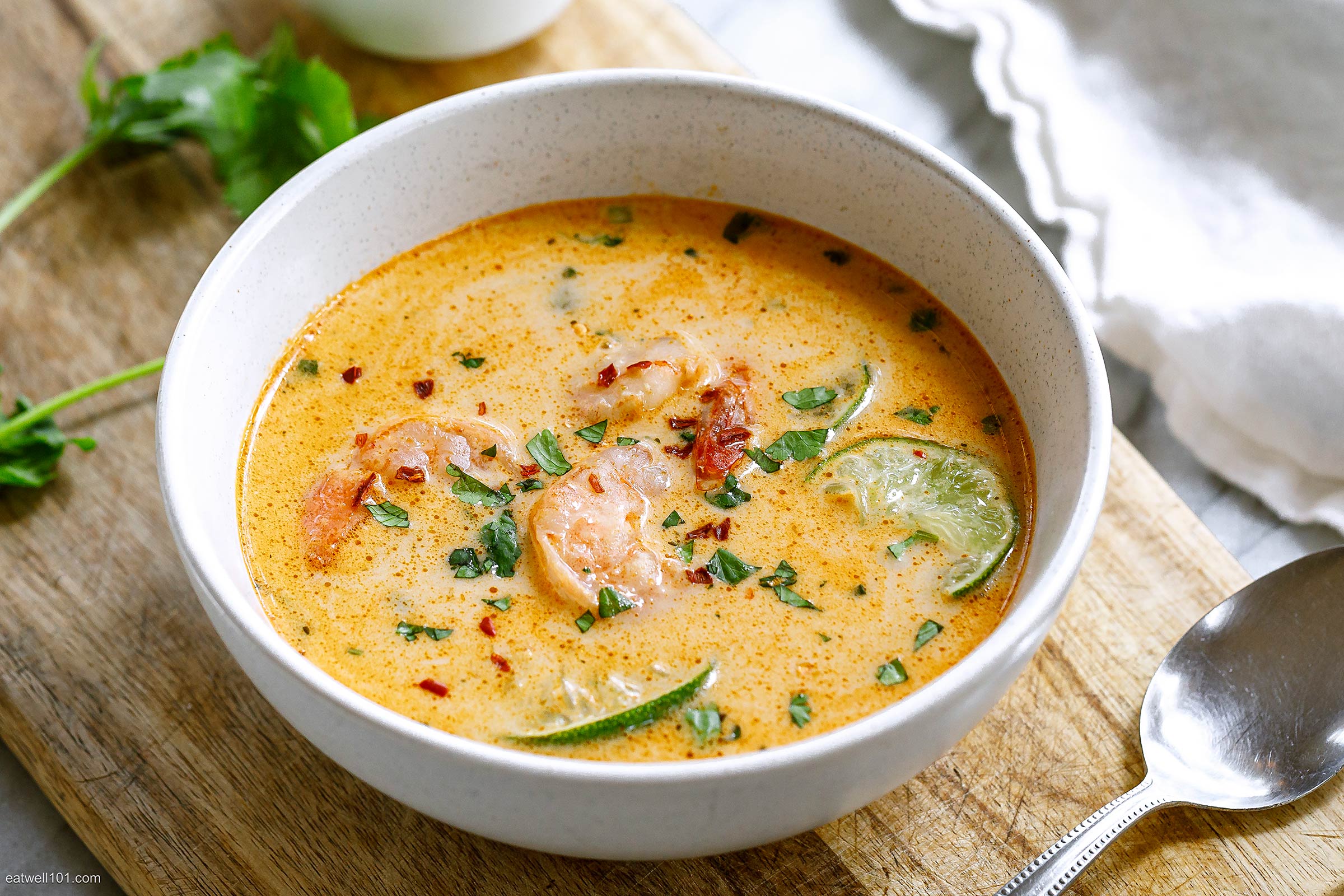 Thai Coconut Shrimp Soup Butter And Things - Rezfoods - Resep Masakan ...