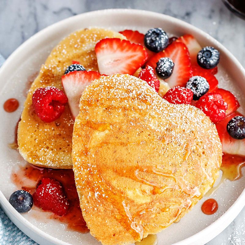 Fluffy Valentines Pancakes Recipe – How to Make Valentine’s Day ...