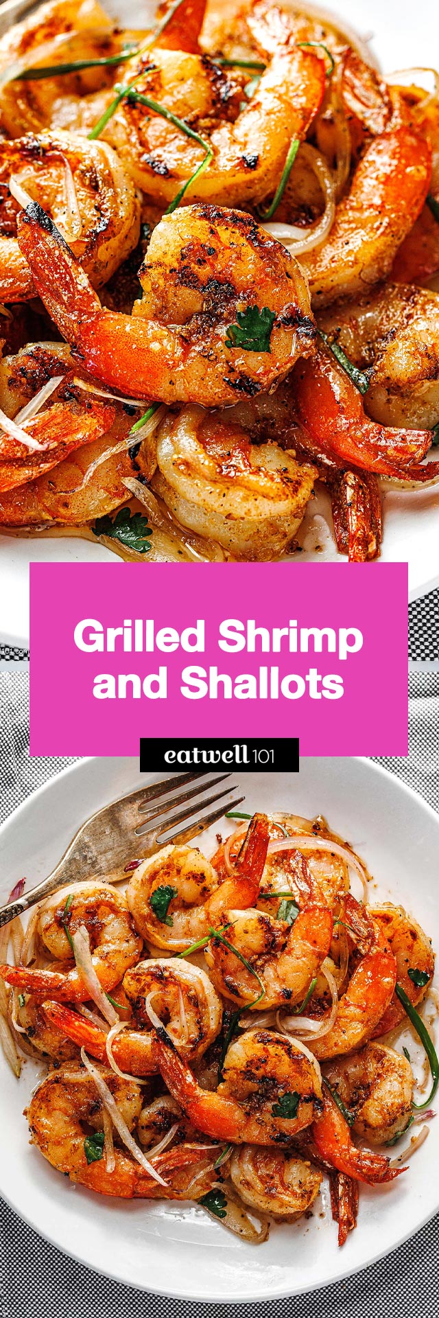 Grilled Shrimp and Shallots - #shrimp #shallot #recipe #eatwell101 - Try this easy and delicious grilled shrimp and shallot recipe. Soon your kitchen will be filled with the rich aromas of succulent shrimp and caramelized shallots, sure to please all your guests!