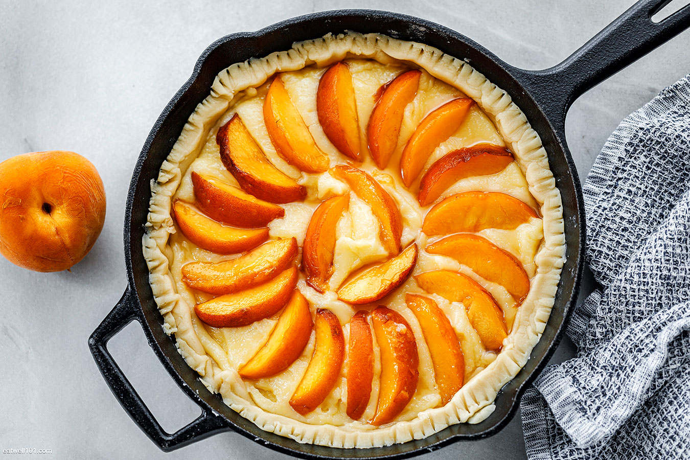 French Peach Tart Recipe – How to make Peach Tart — Eatwell101