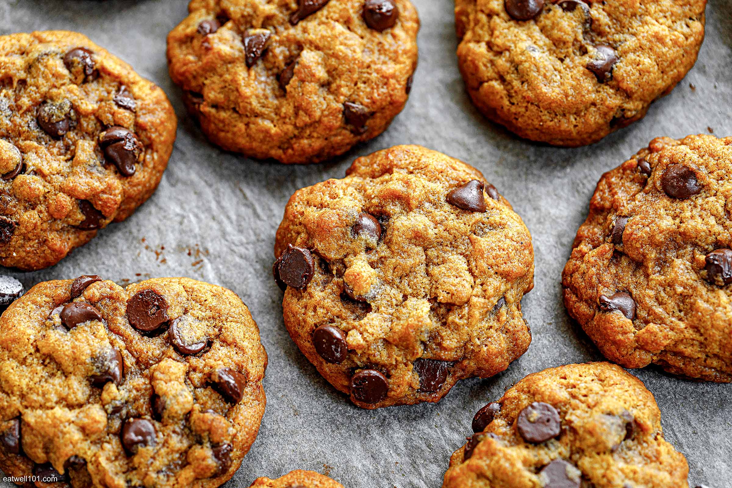 Pumpkin Chocolate Chips Cookies Recipe — Eatwell101