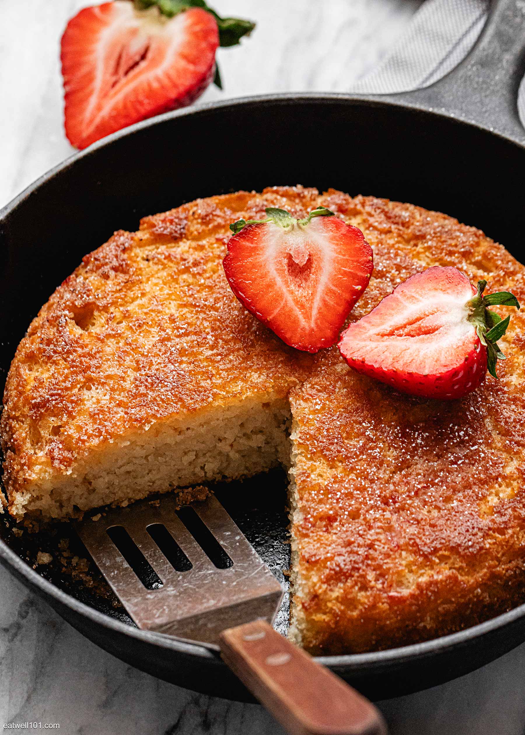 Baked Pancake in Cast Iron Skillet