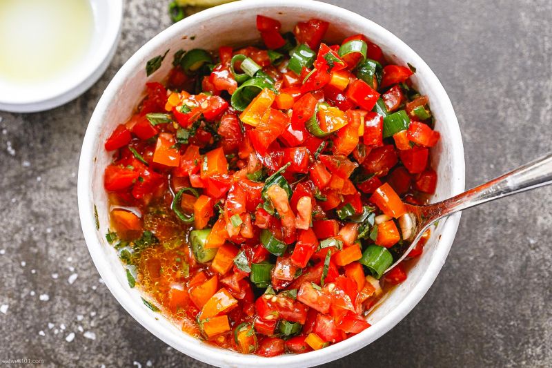 Tomato and Bell Pepper Salsa Recipe — Eatwell101