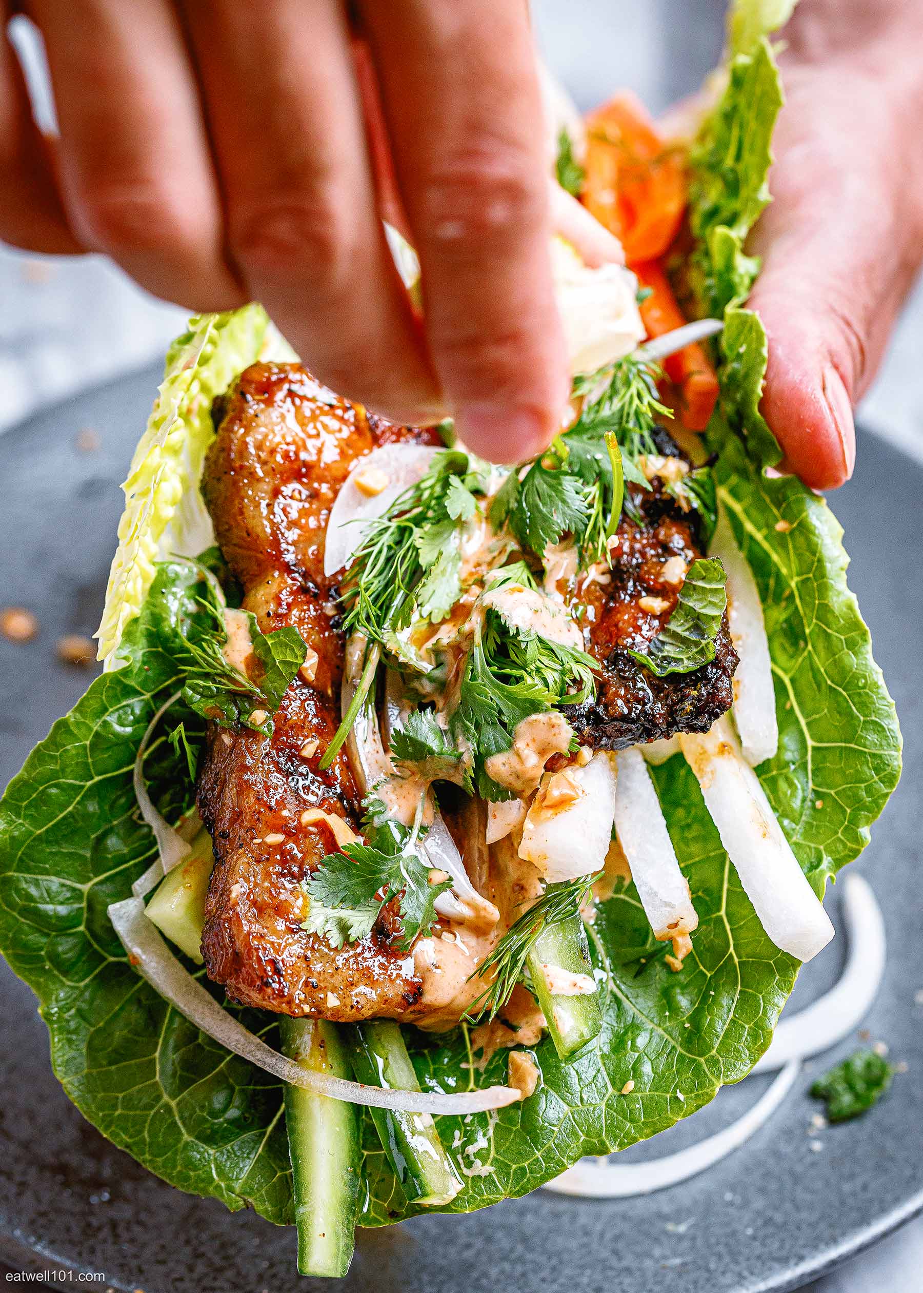 lettuce wrap recipe with pork belly