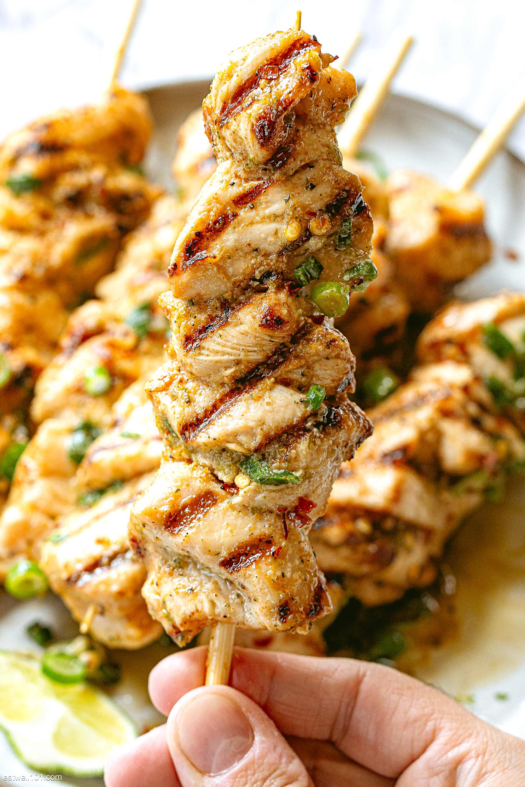 easy grilled chicken skewers