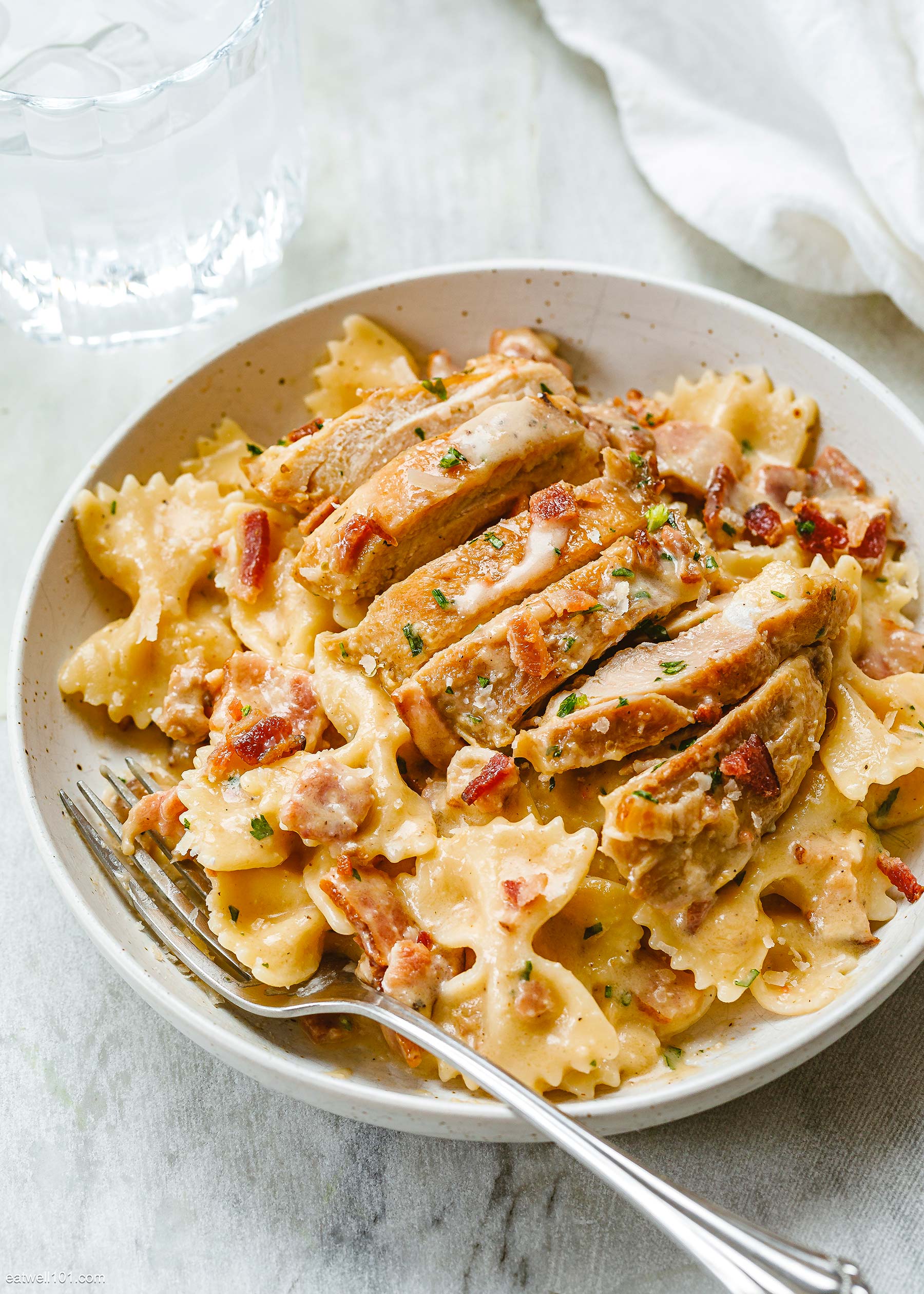 chicken pasta dinner