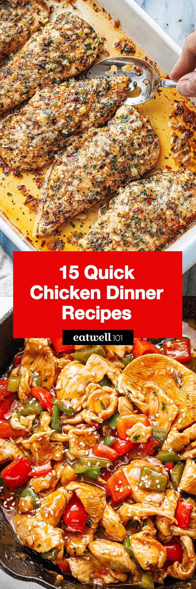 15 Go-to Quick Chicken Dinner Recipes - #chicken #dinner #recipes #eatwell101 - Try our quick and easy chicken recipes for dinner! From delicious chicken casseroles to quick chicken stir-fries, we've got your covered for the weeks to come!