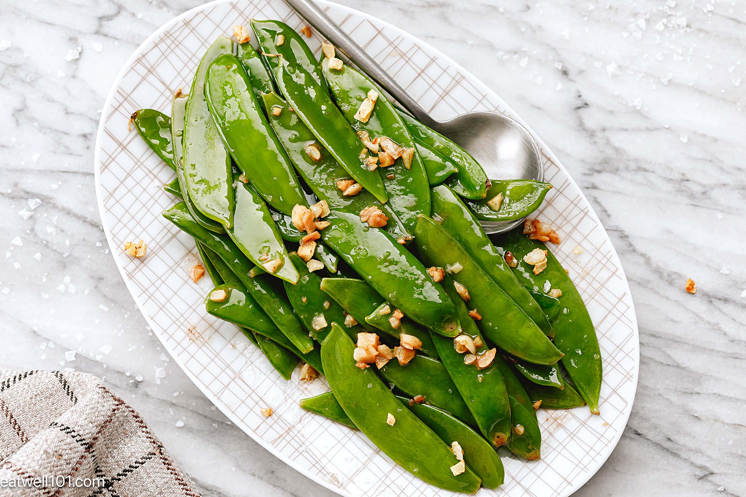 Sautéed Snow Peas with Garlic