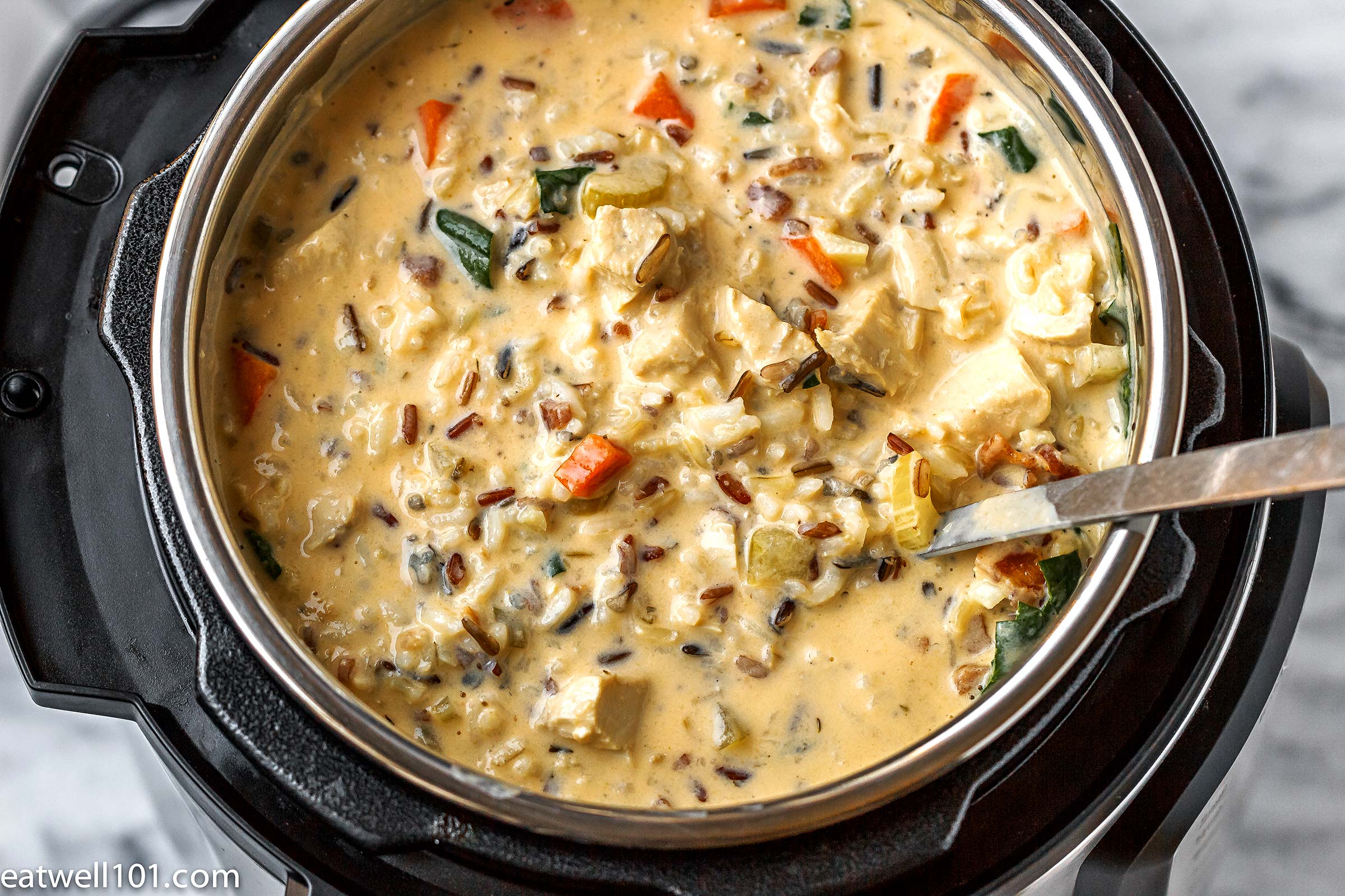 Creamy Chicken and Rice Soup