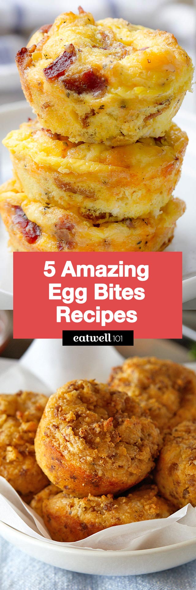 5 Egg Bite Recipes for Easy Breakfasts - #eggbites #recipes #ieatwell101- These egg bites recipes are perfect for breakfast and lunch! Choose from our easy egg bites recipes an make a batch in your oven today!