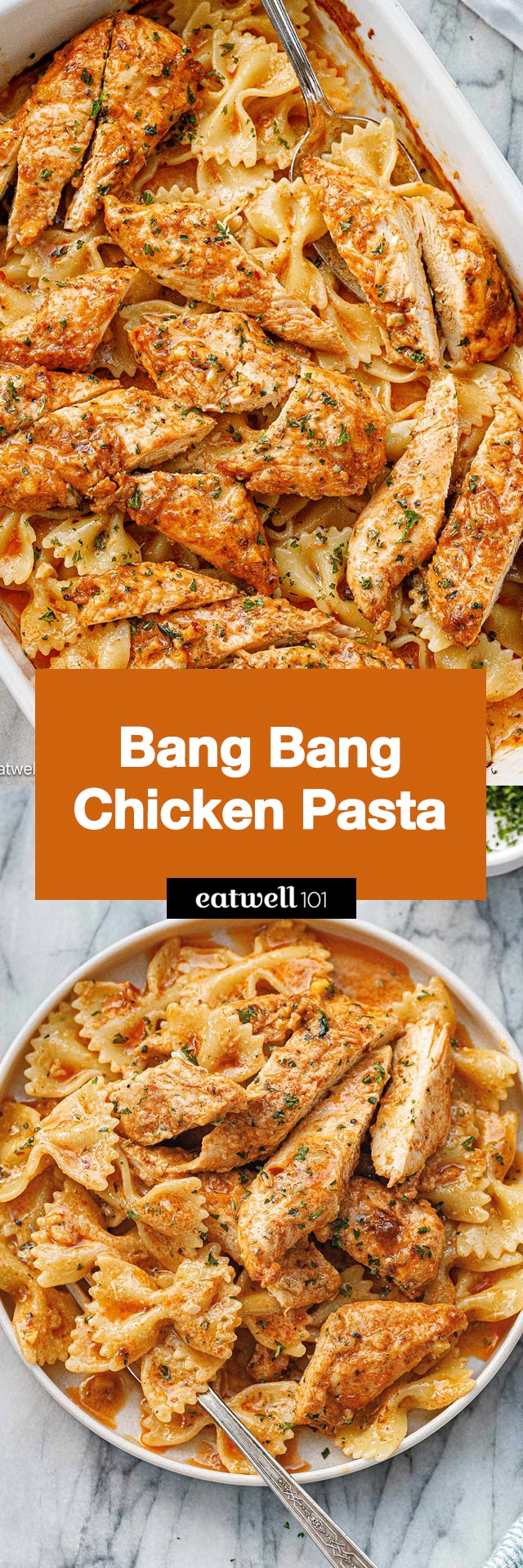 Bang Bang Chicken Pasta - #chicken #pasta #recipe #eatwell101 - This bang bang chicken pasta recipe has everything you need for a quick and easy dinner!