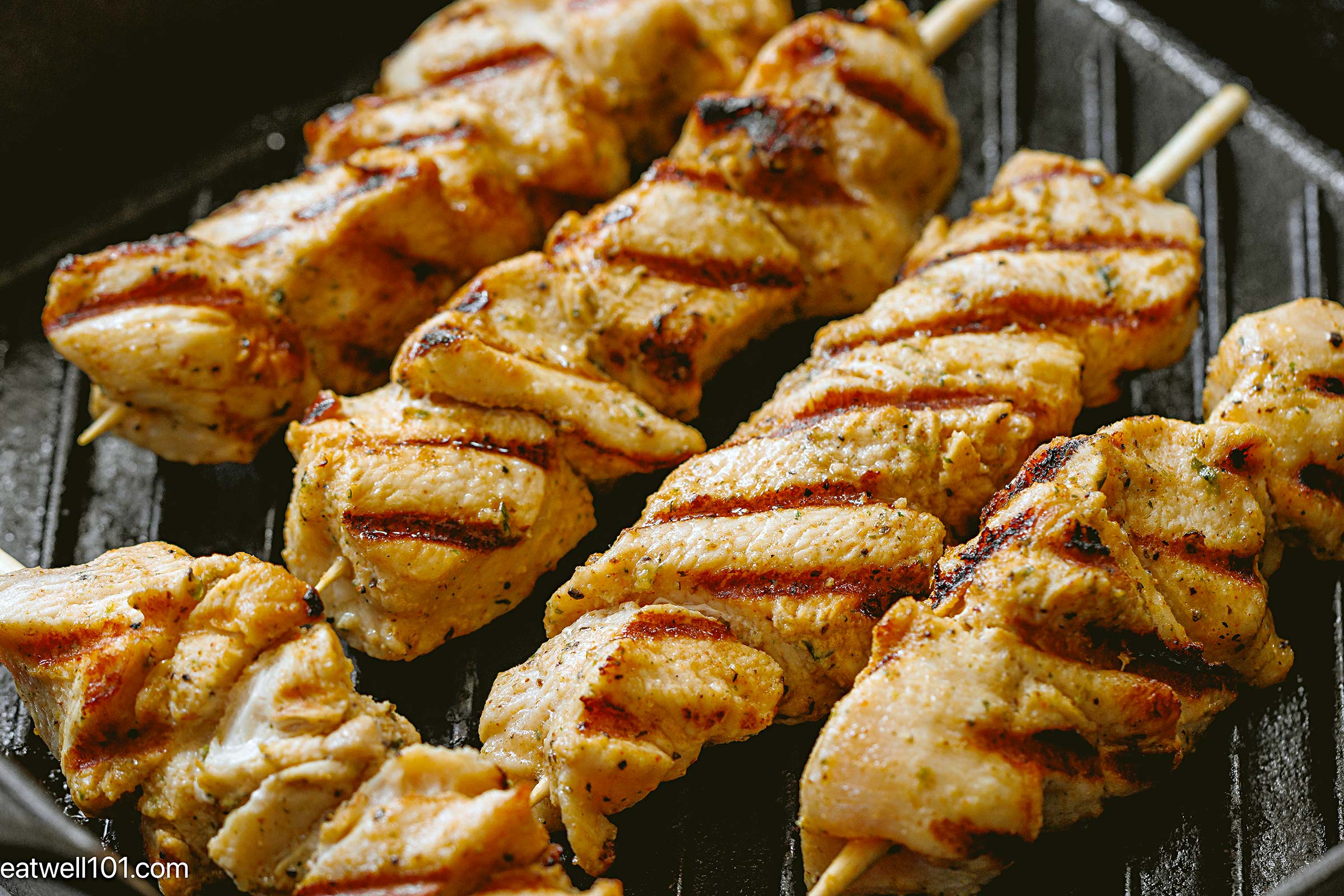 grilled chicken skewers