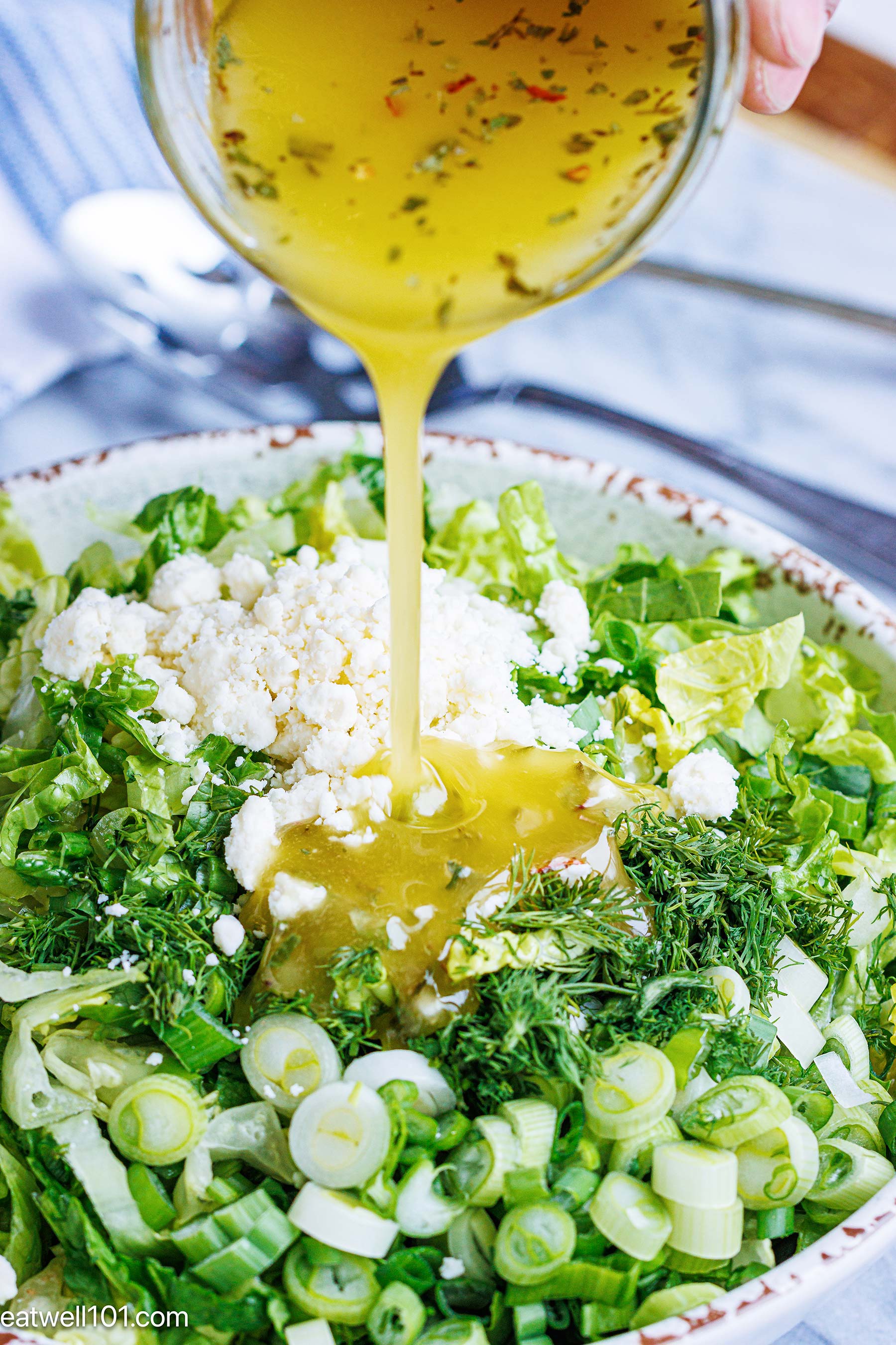 chopped salad dressing