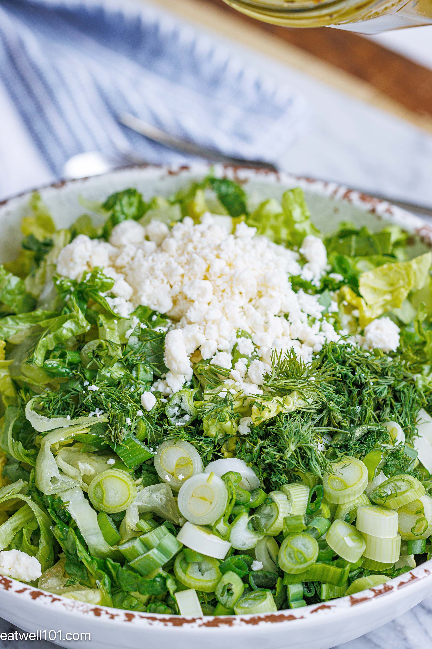 ingredients for chopped salad